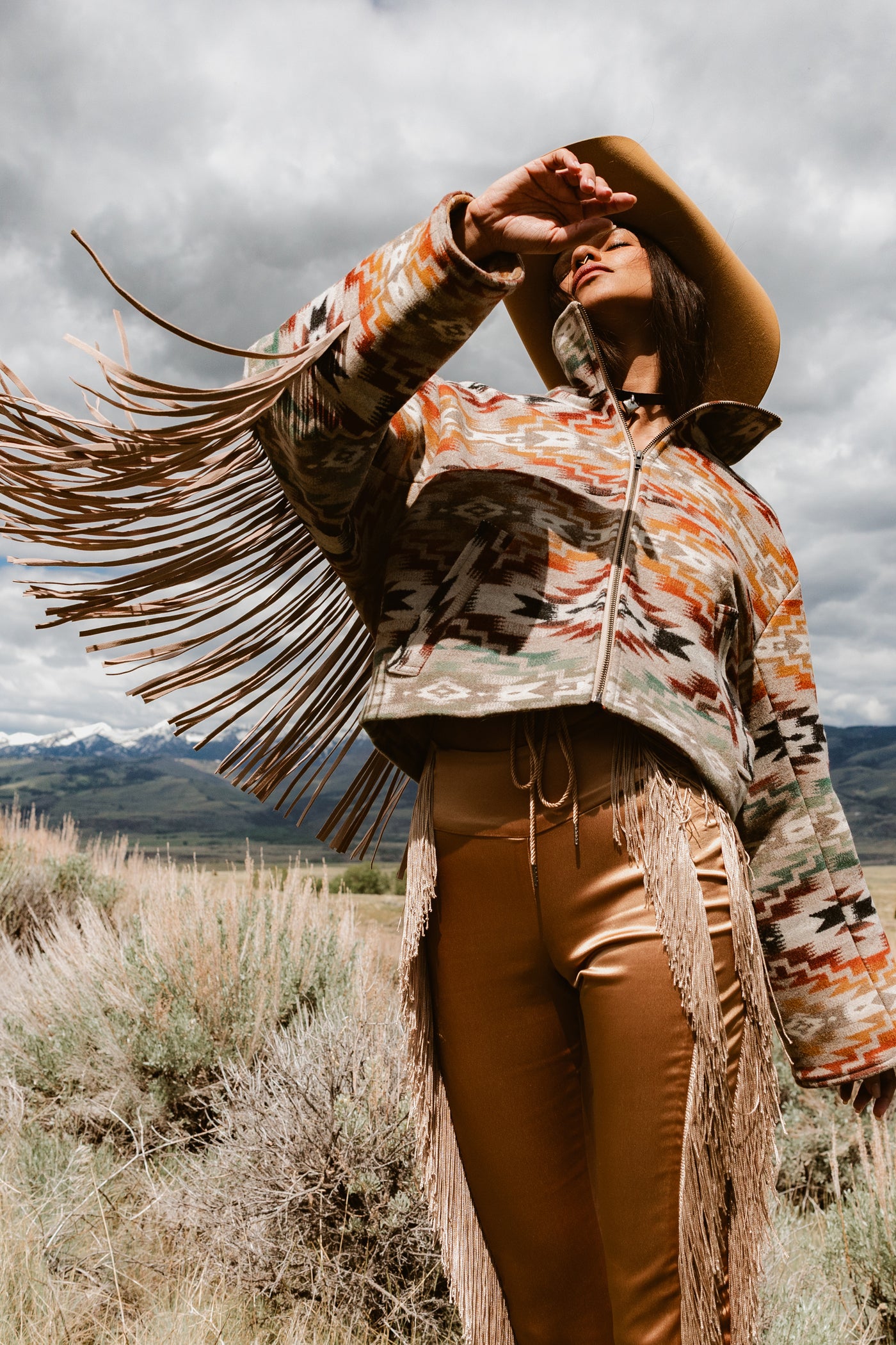 Mesilla Fringe Cropped Archer