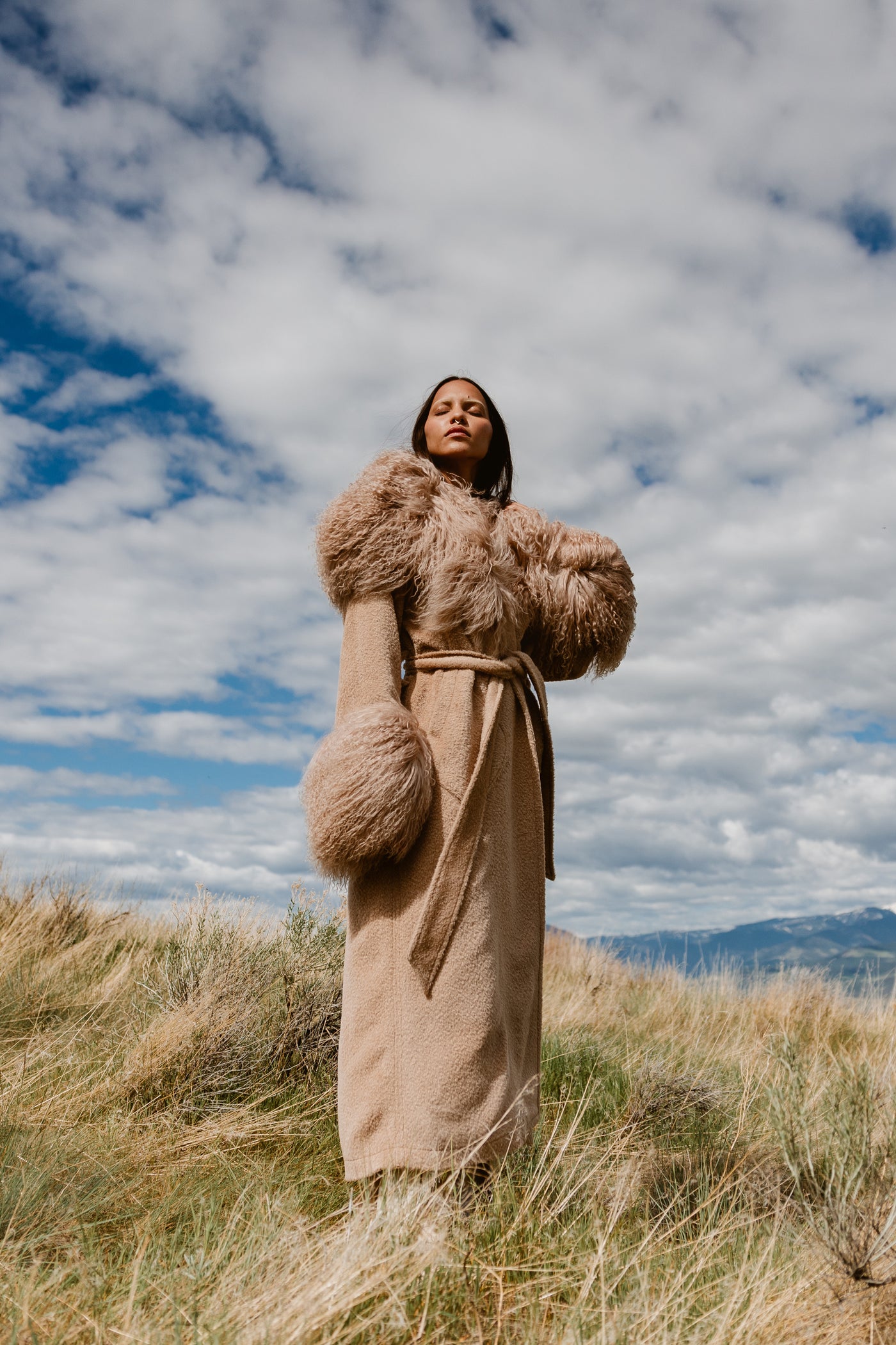 Alpaca Shearling Duster