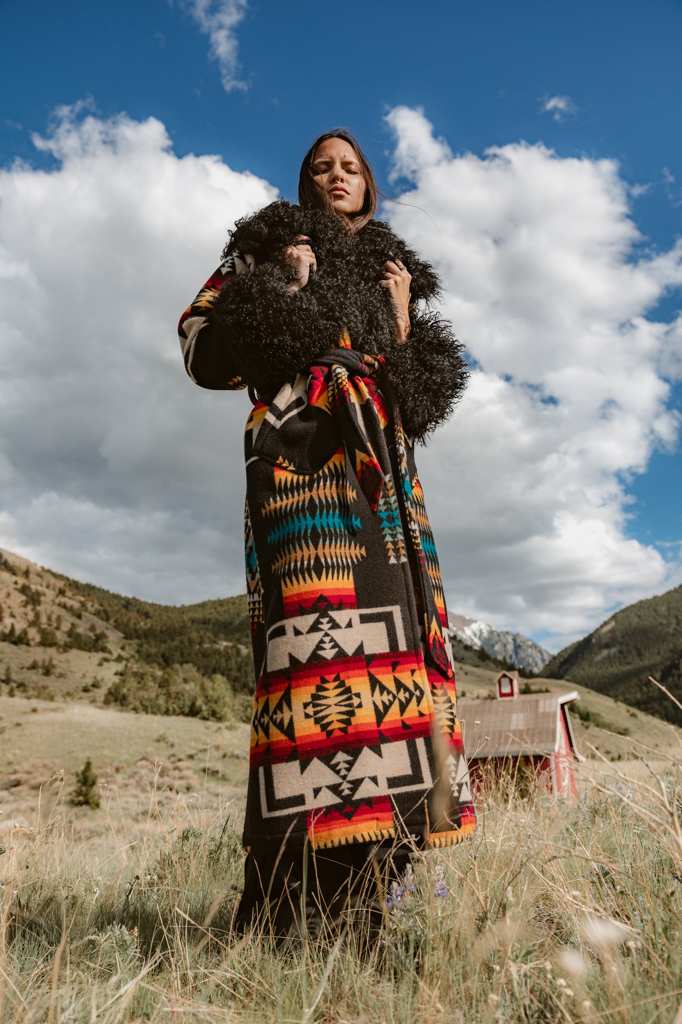 Chief Joseph Shearling Duster