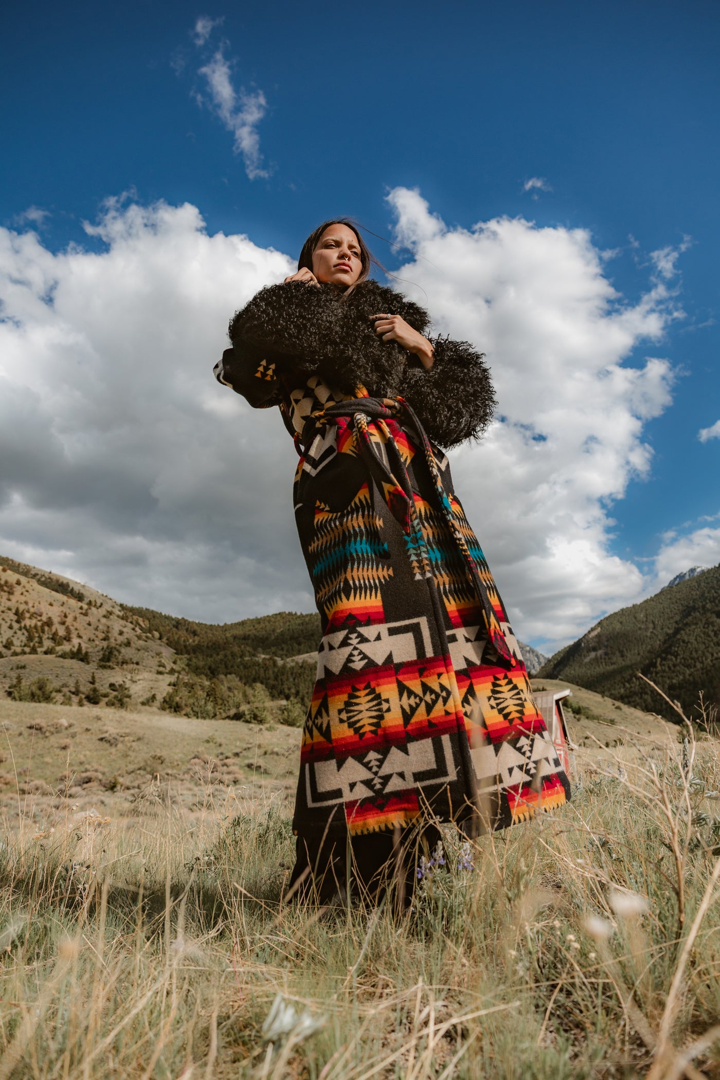 Chief Joseph Shearling Duster