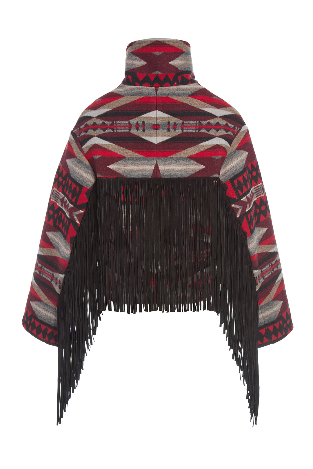 La Paz Scarlet Fringe Cropped Archer