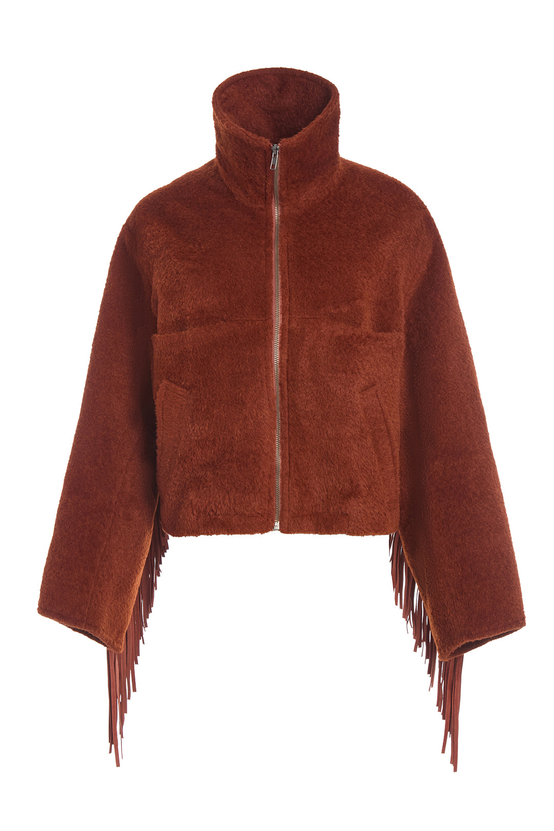 Alpaca Fringe Cropped Archer