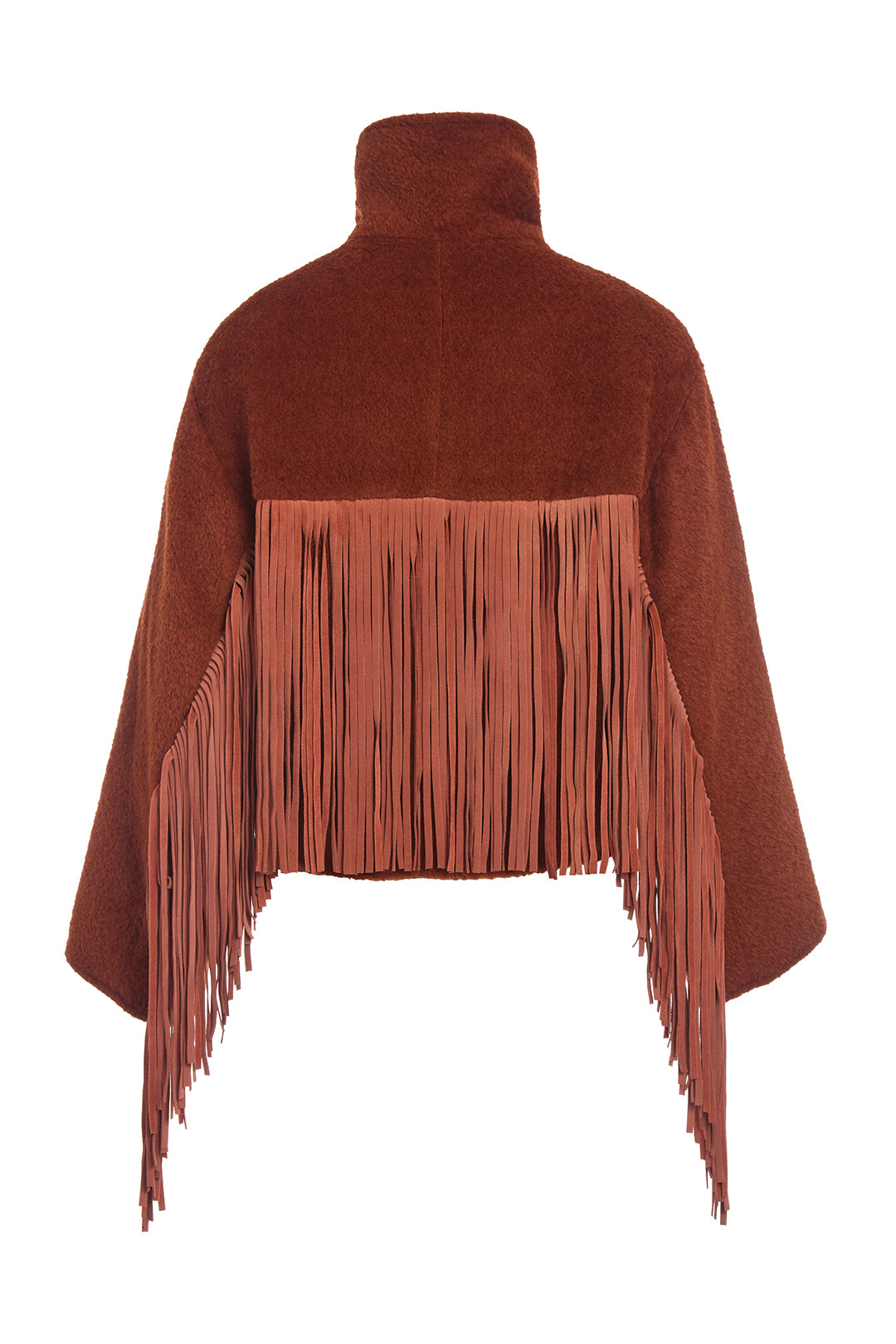 Alpaca Fringe Cropped Archer