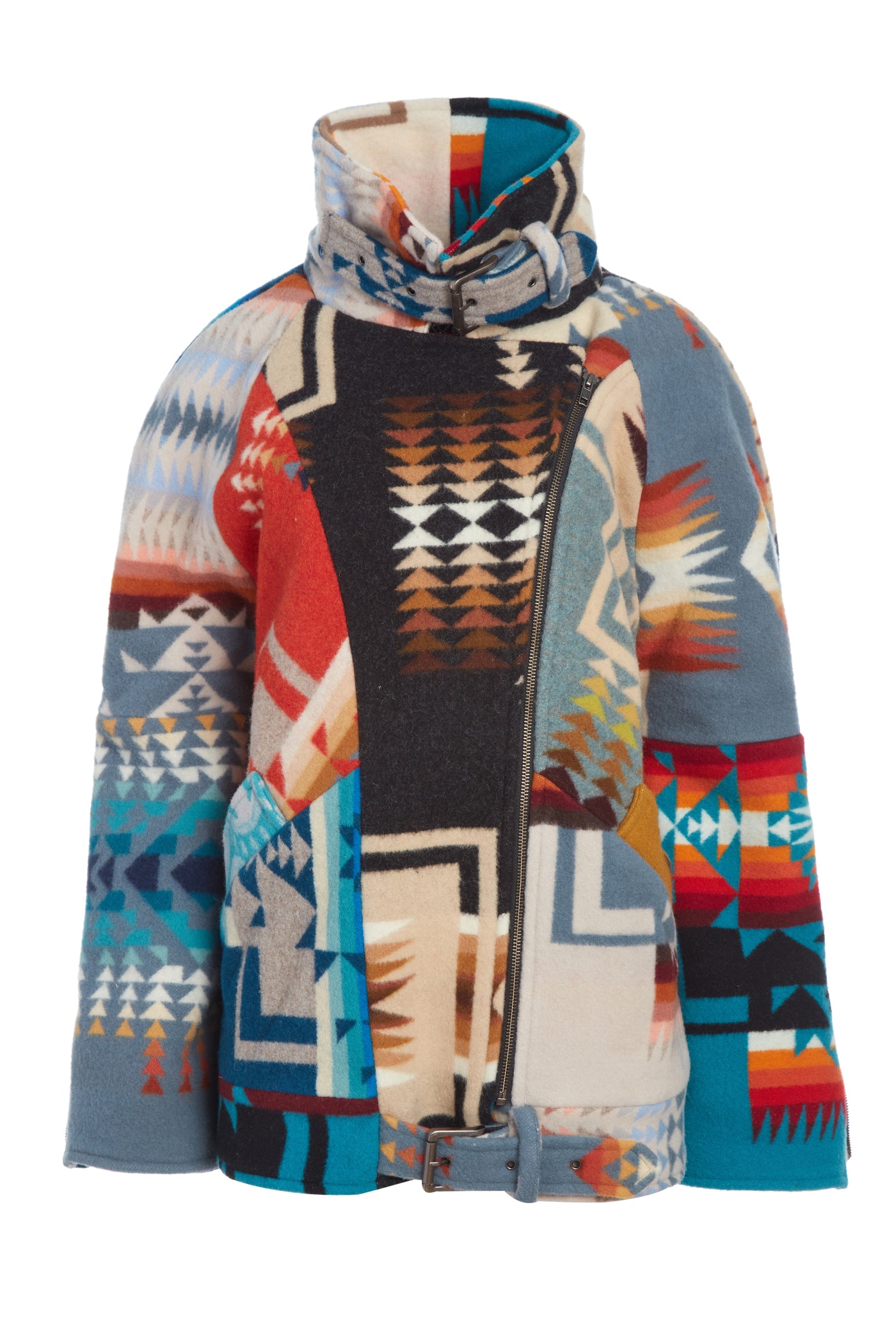 Chief Joseph Patchwork Buck Love Bomber