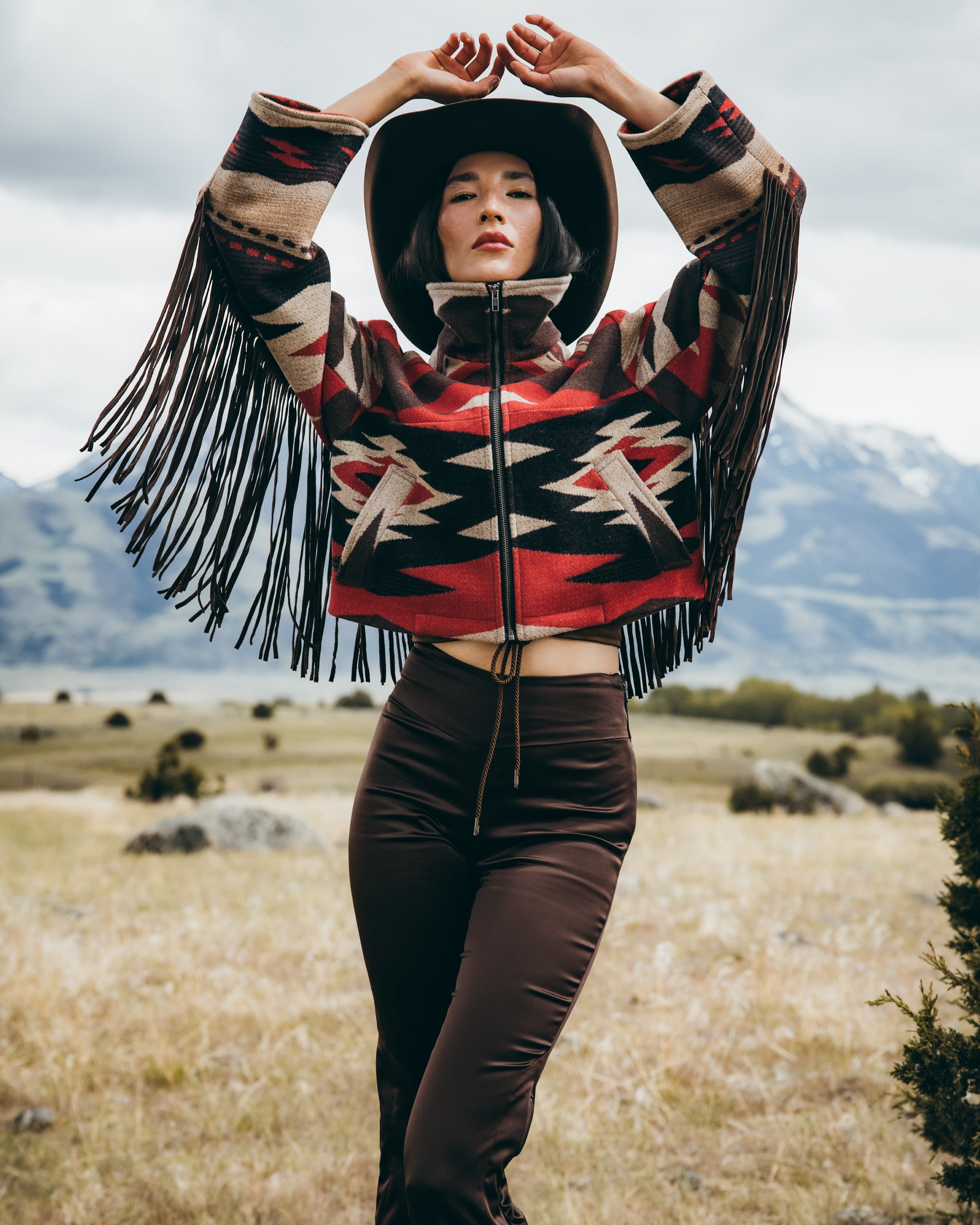 Crown Point Fringe Cropped Archer