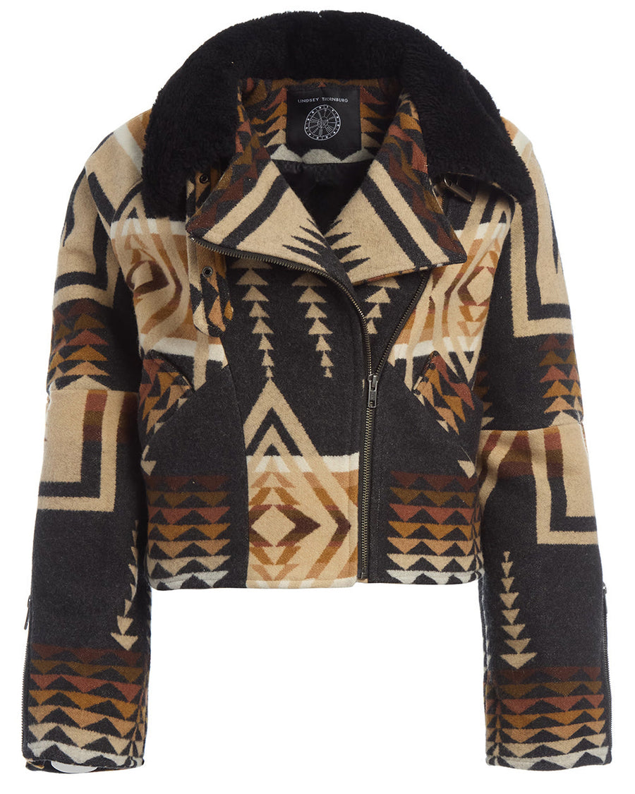 Harding Shearling Collar Vera Aviator