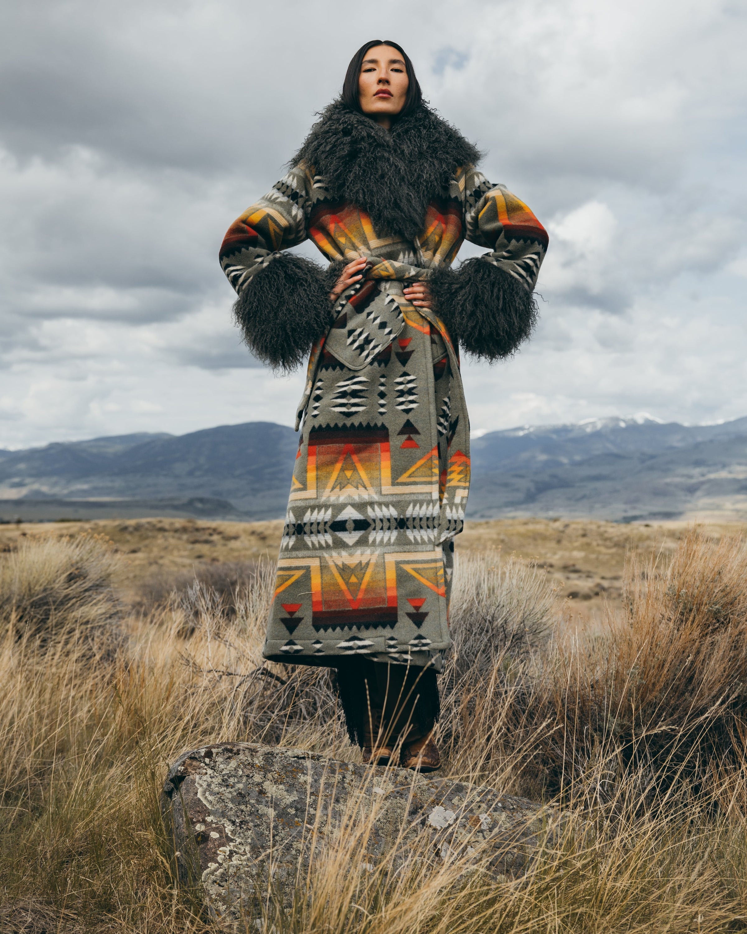 Ponderosa Shearling Duster