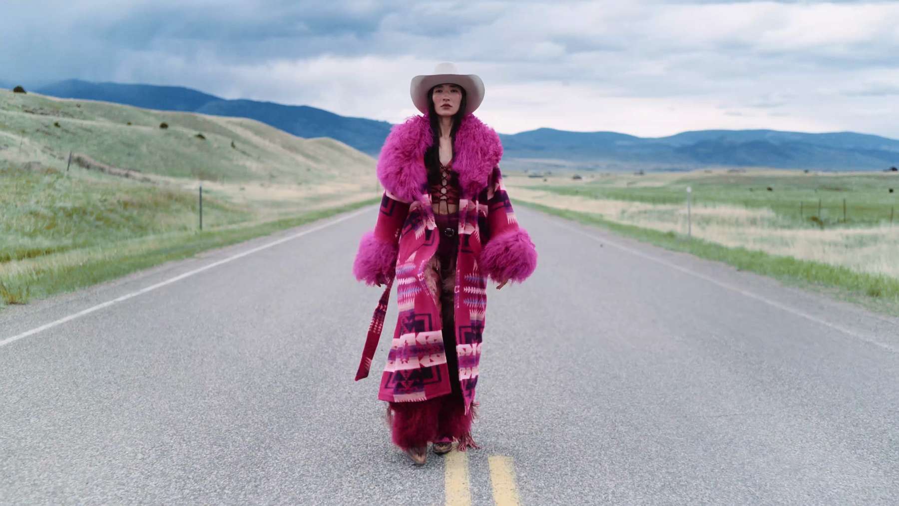 Chief Joseph Shearling Duster
