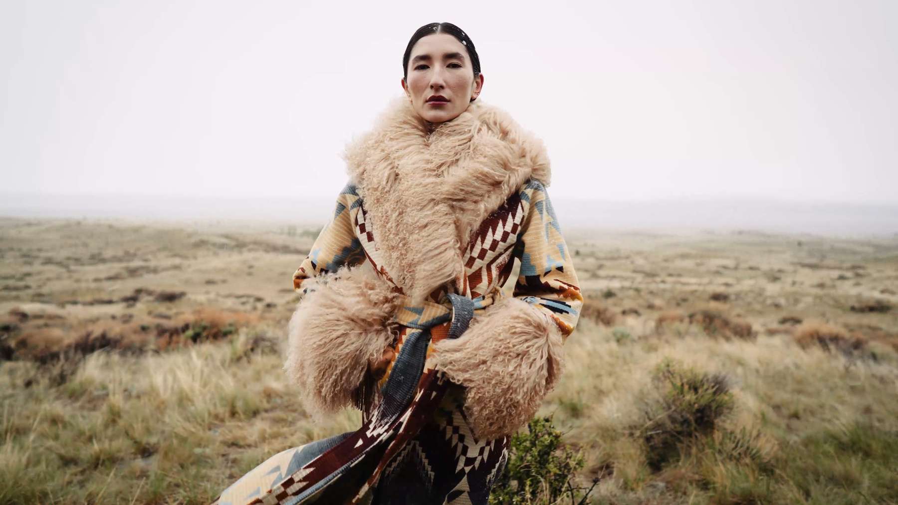 Helena Ridge Shearling Duster
