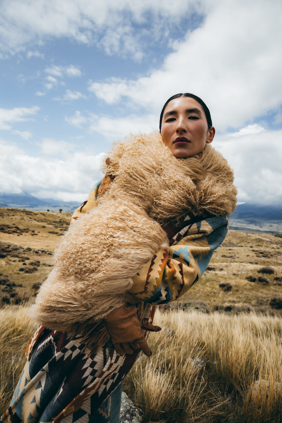 Helena Ridge Shearling Duster