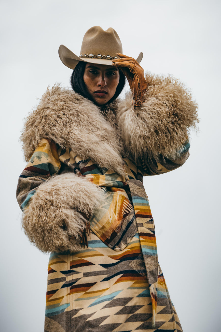 Summerland Shearling Duster, view 4