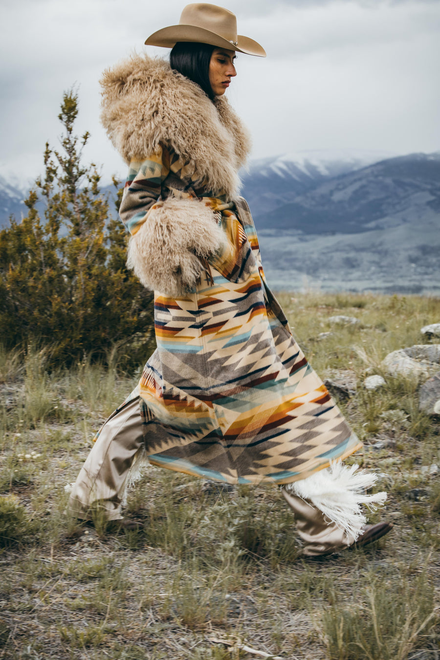 Summerland Shearling Duster, view 2