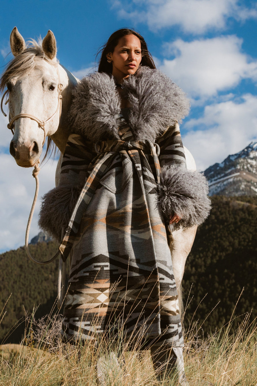Tumalo Ridge Shearling Duster