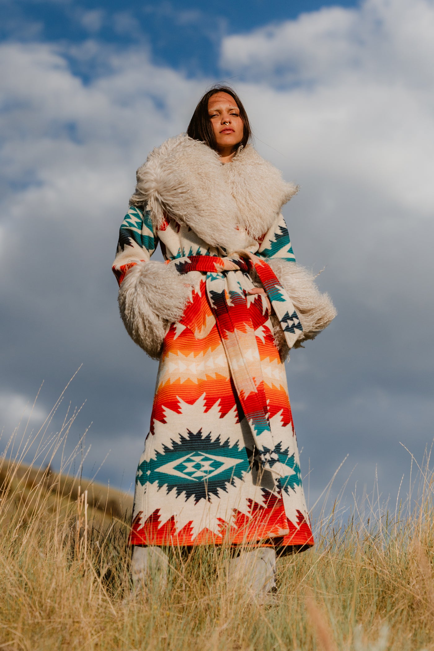 Sunset Pass Shearling Duster