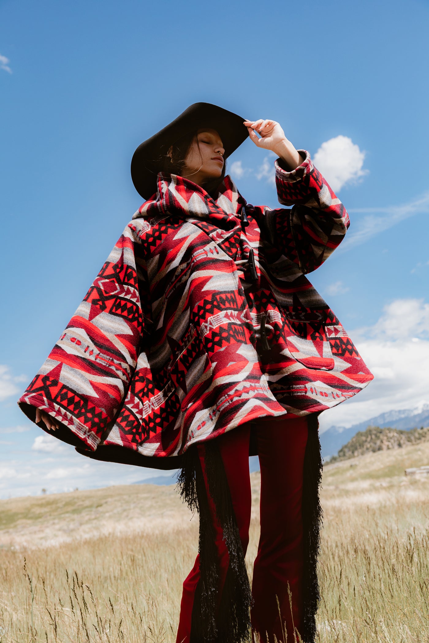 La Paz Scarlet Classic Cloak