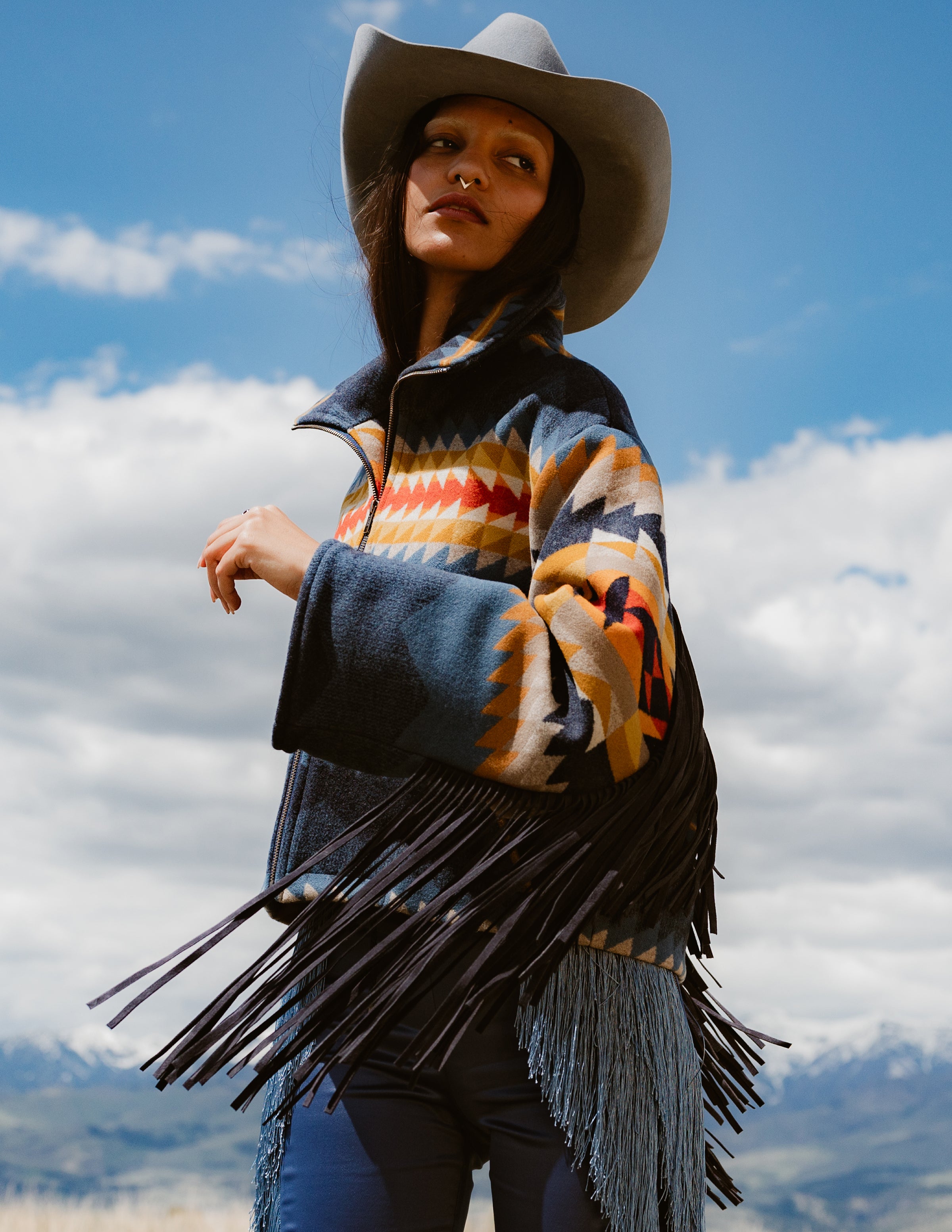 Cascadia Fringe Cropped Archer
