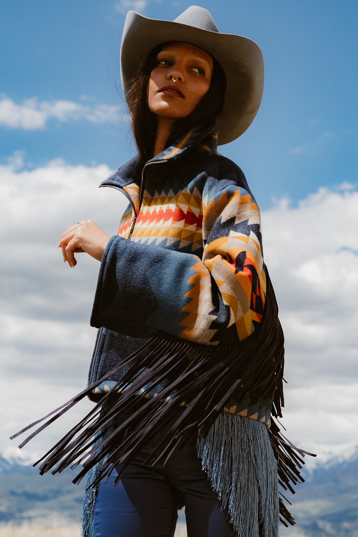 Cascadia Fringe Cropped Archer