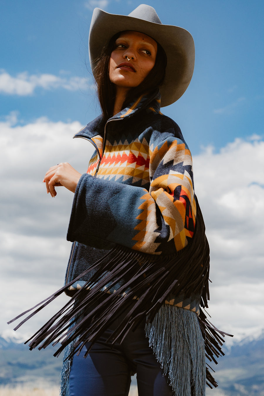 Cascadia Fringe Cropped Archer