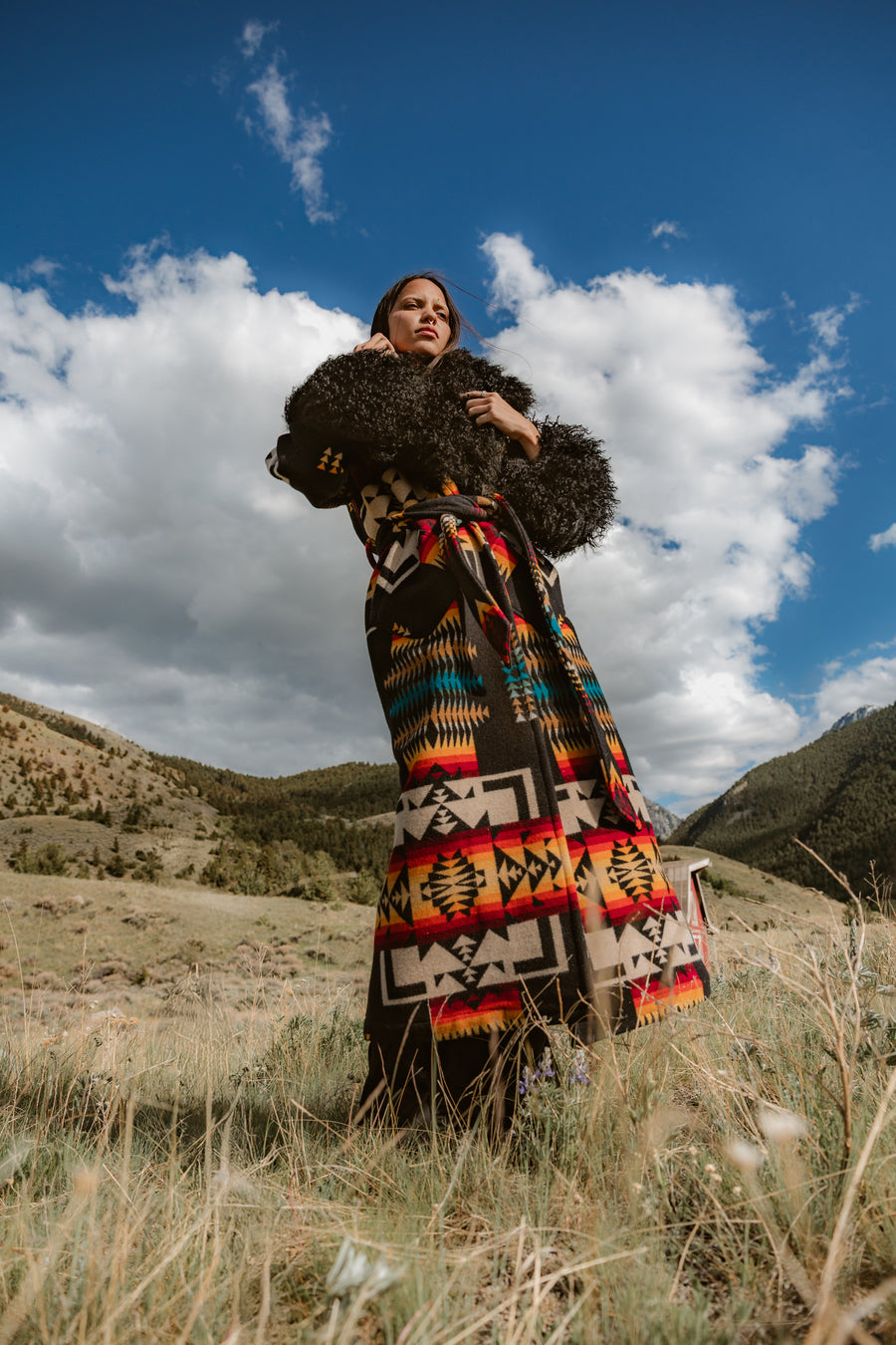 Chief Joseph Shearling Duster