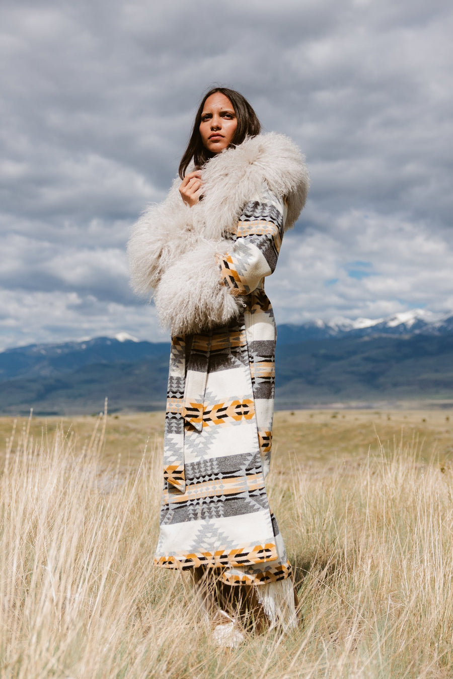 Rancho Arroyo Shearling Duster