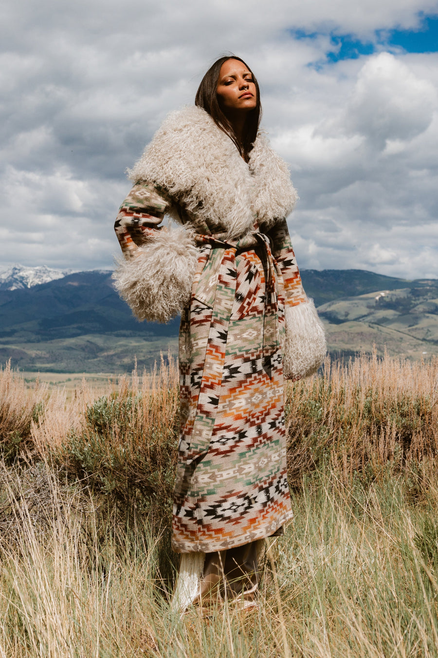 Mesilla Shearling Duster