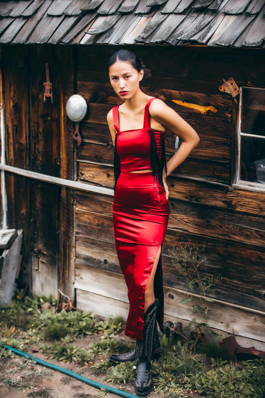 Slit Skirt, view 3