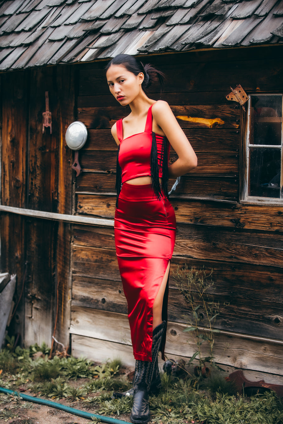 Slit Skirt, view 4