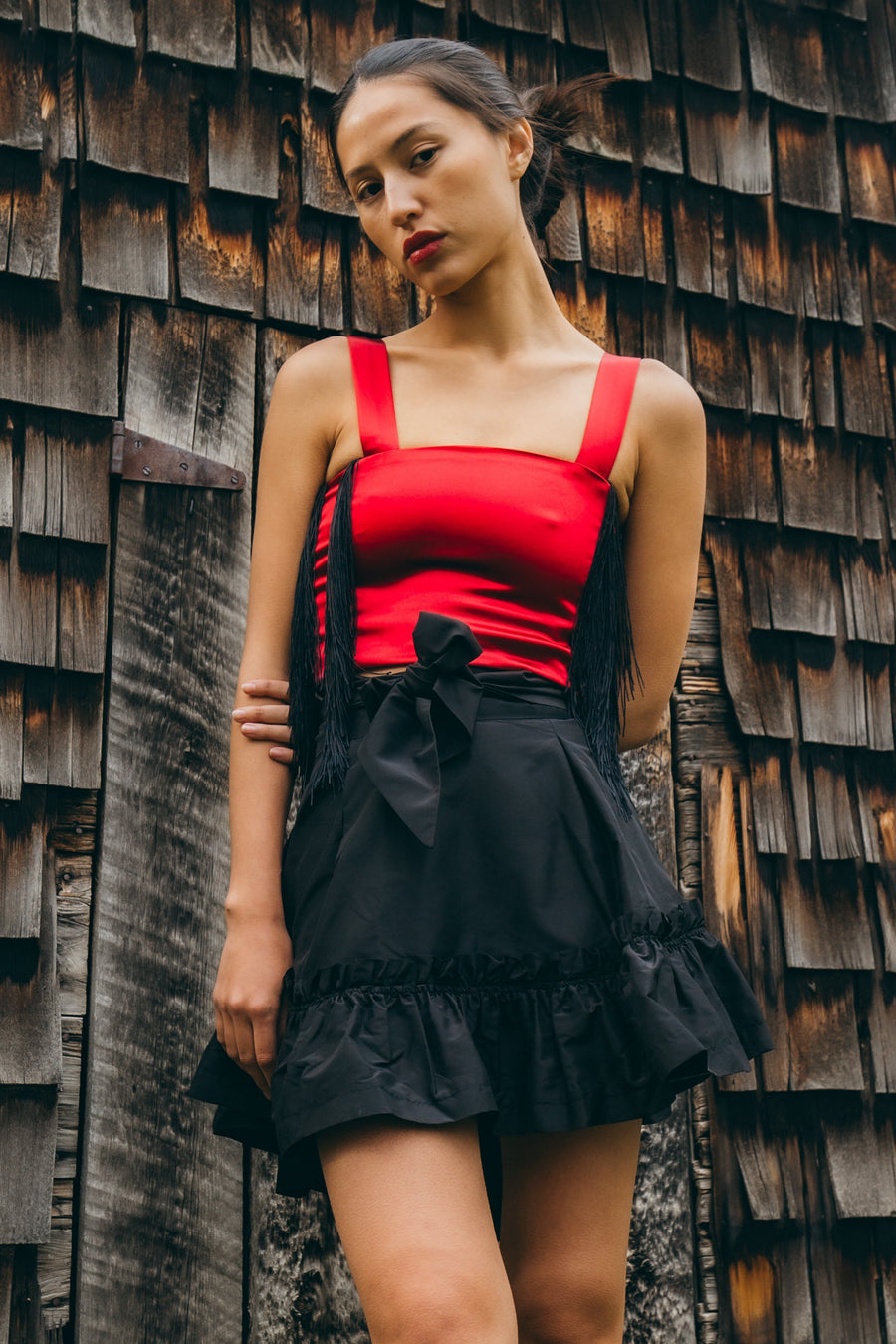 Taffeta Quinoa Skirt, view 3