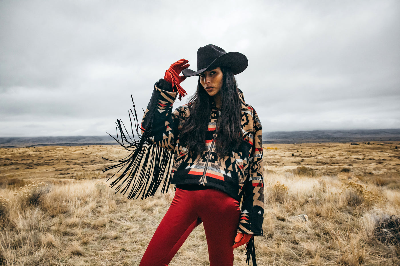 Rock Point Fringe Cropped Archer