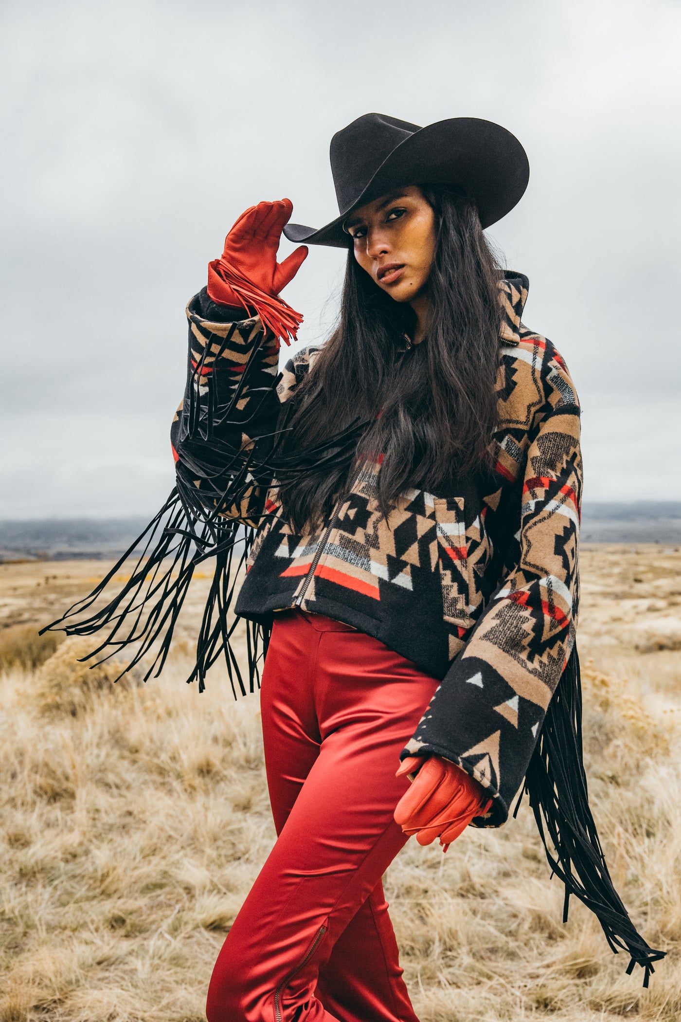 Rock Point Fringe Cropped Archer