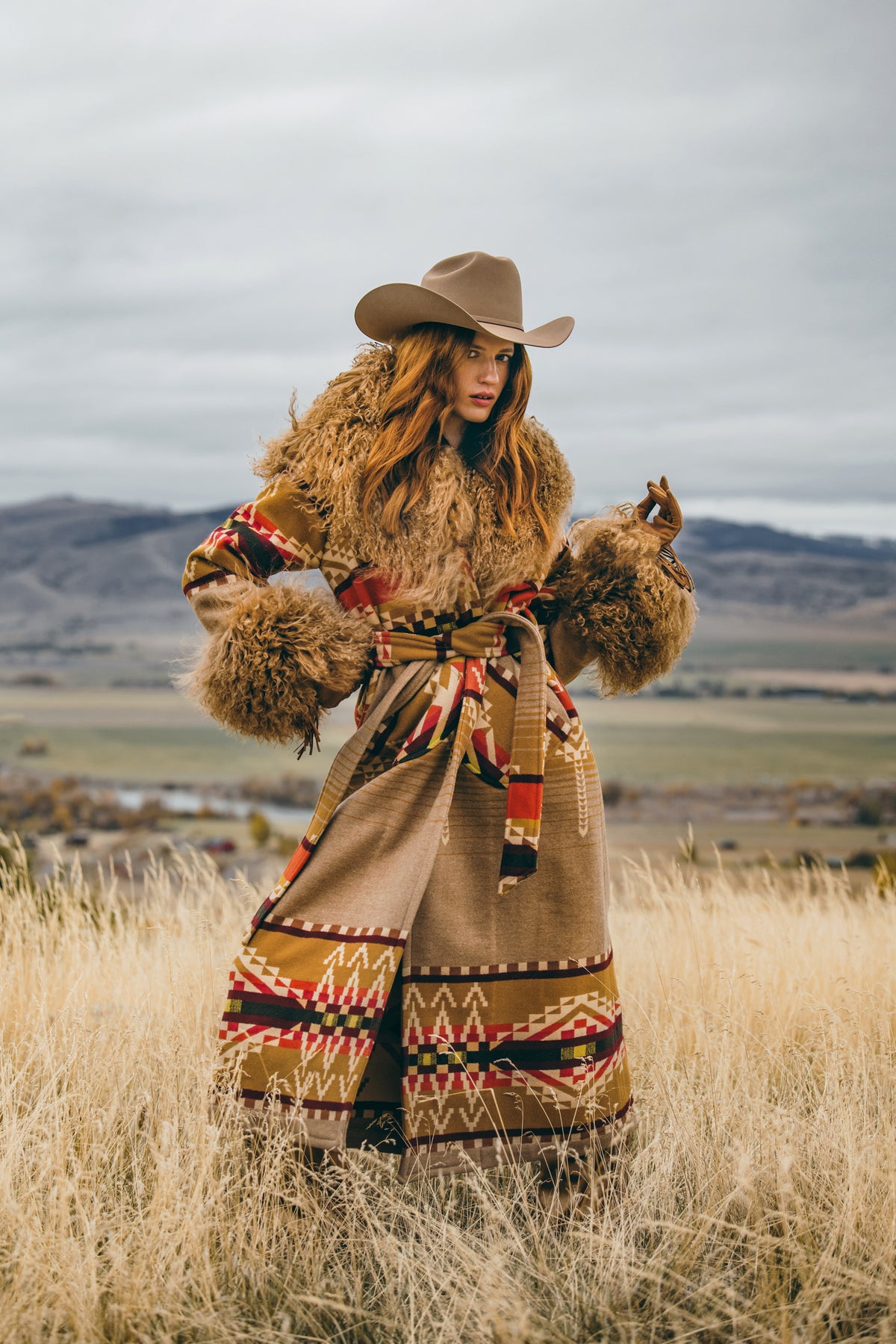 Beacon Rock Shearling Duster