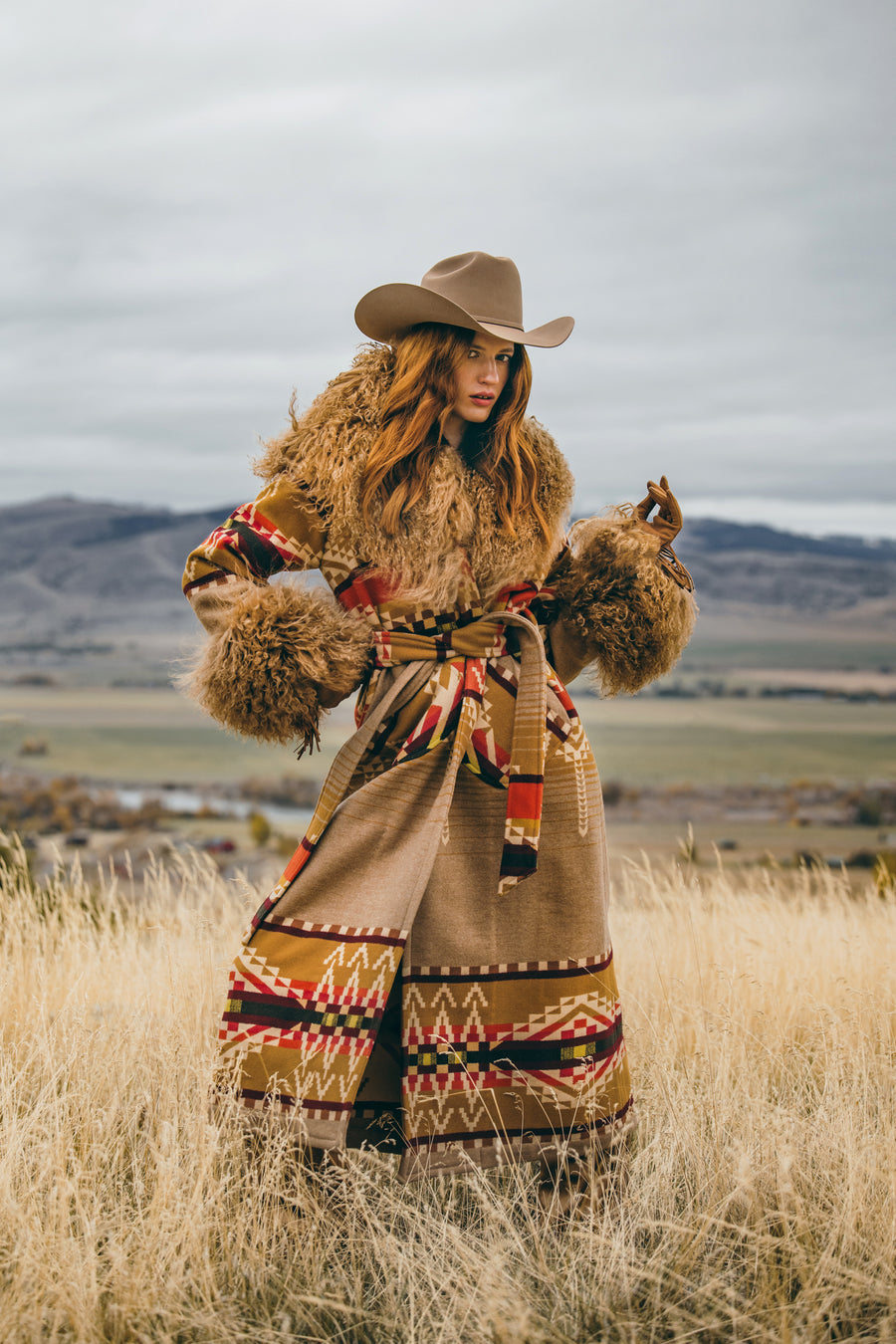 Beacon Rock Shearling Duster