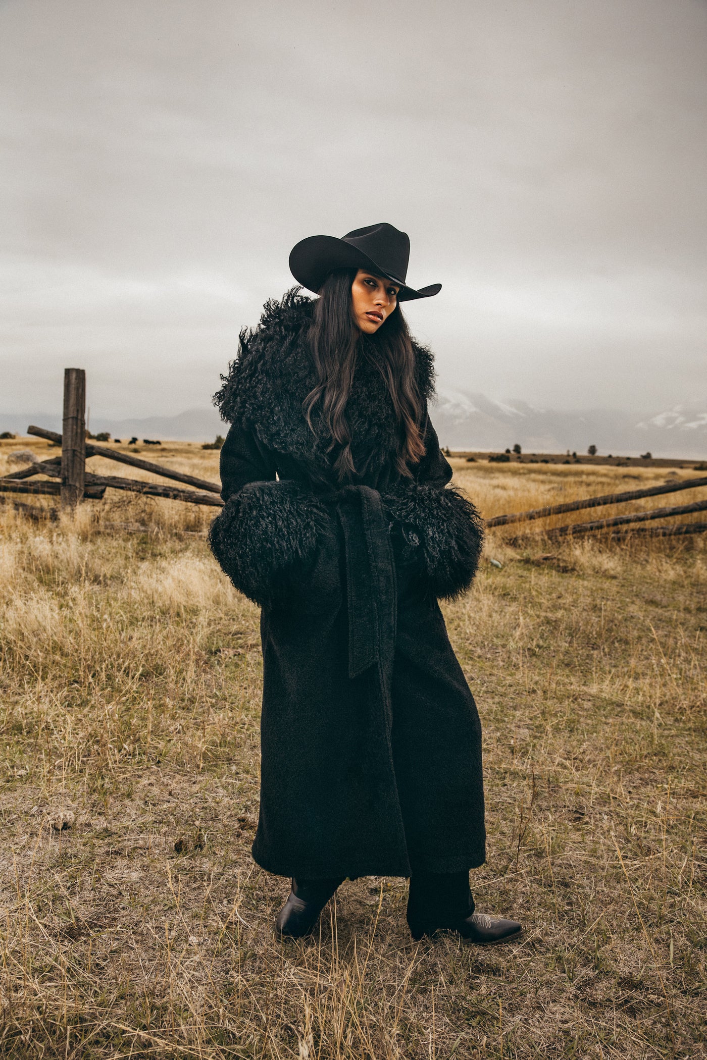 Alpaca Shearling Duster