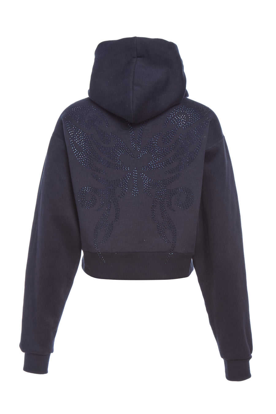 Navy Pull Over Hoodie Sparkle, view 2