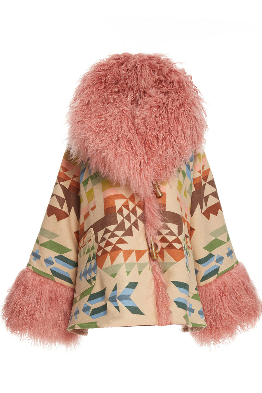 Opal Springs Shearling Cloak