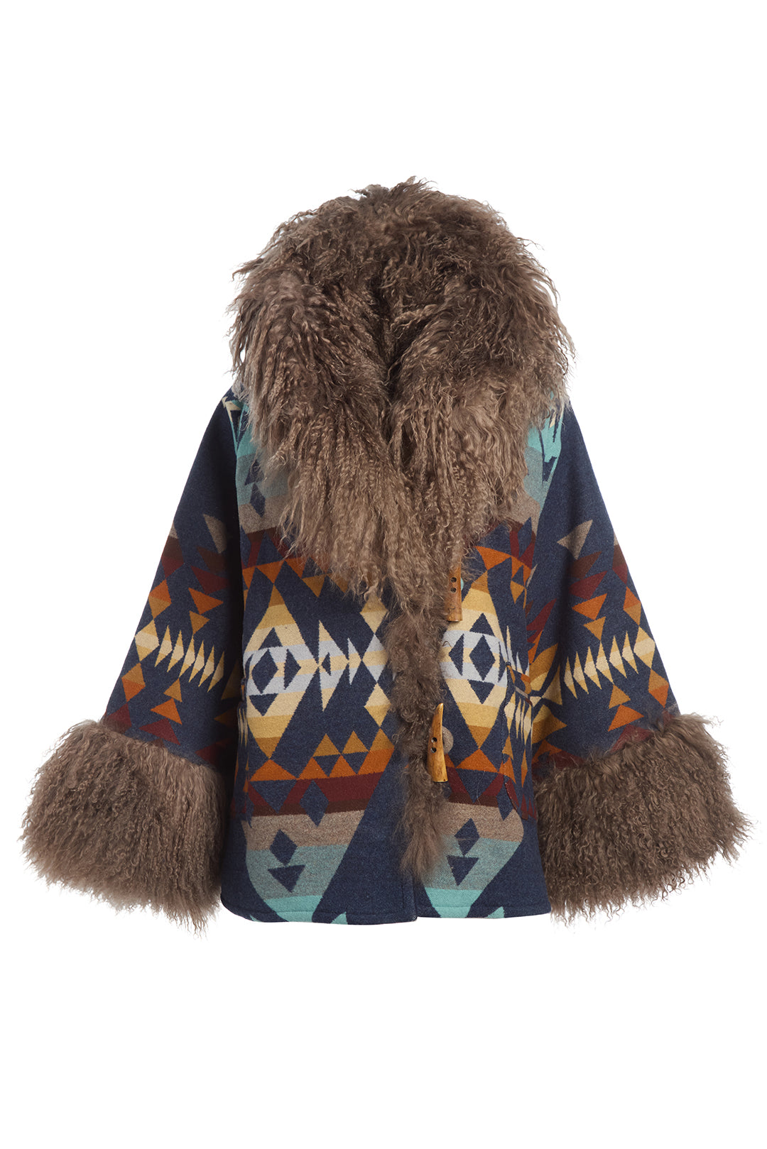 Diamond Peak Shearling Cloak