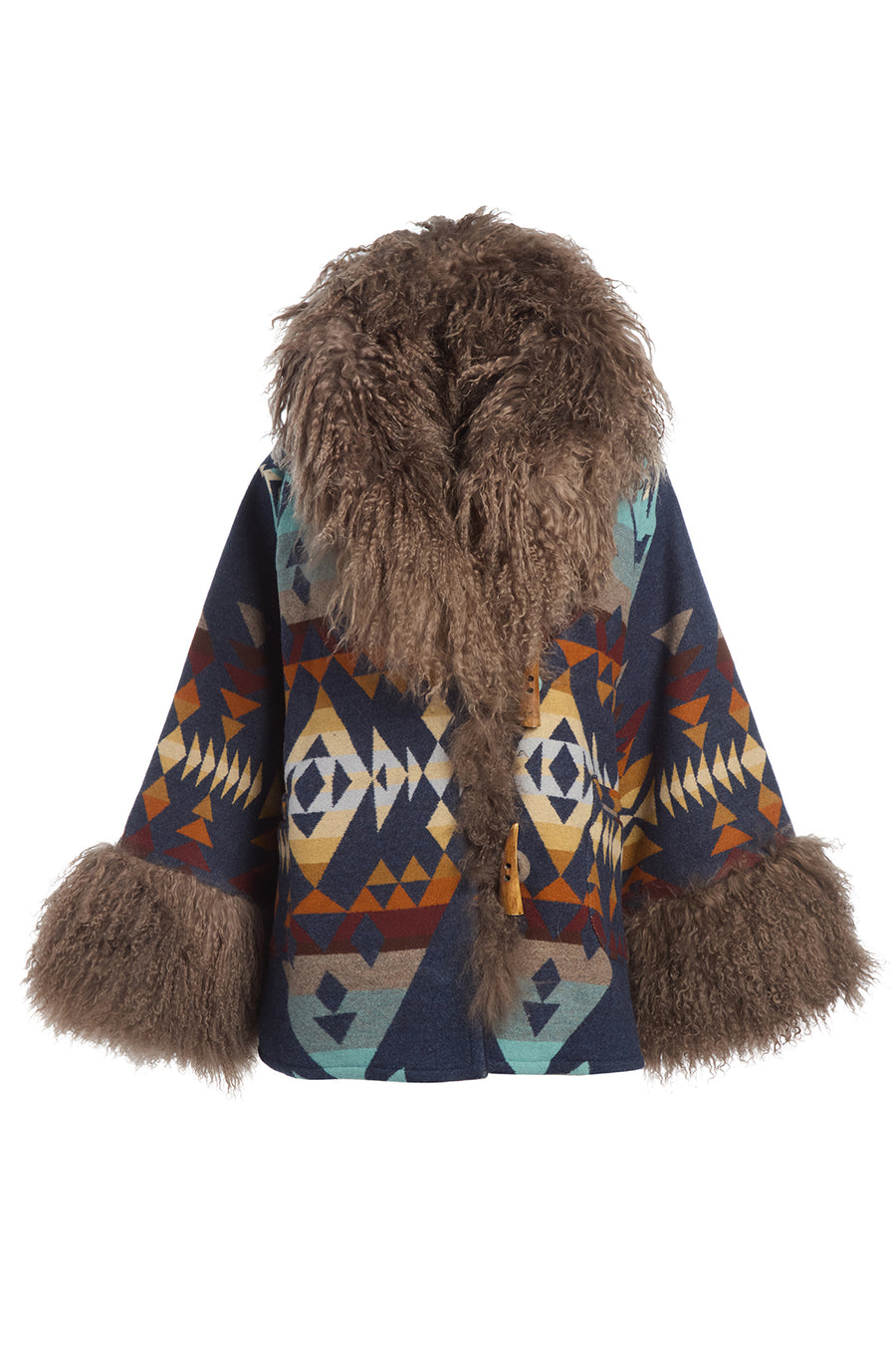 Diamond Peak Shearling Cloak