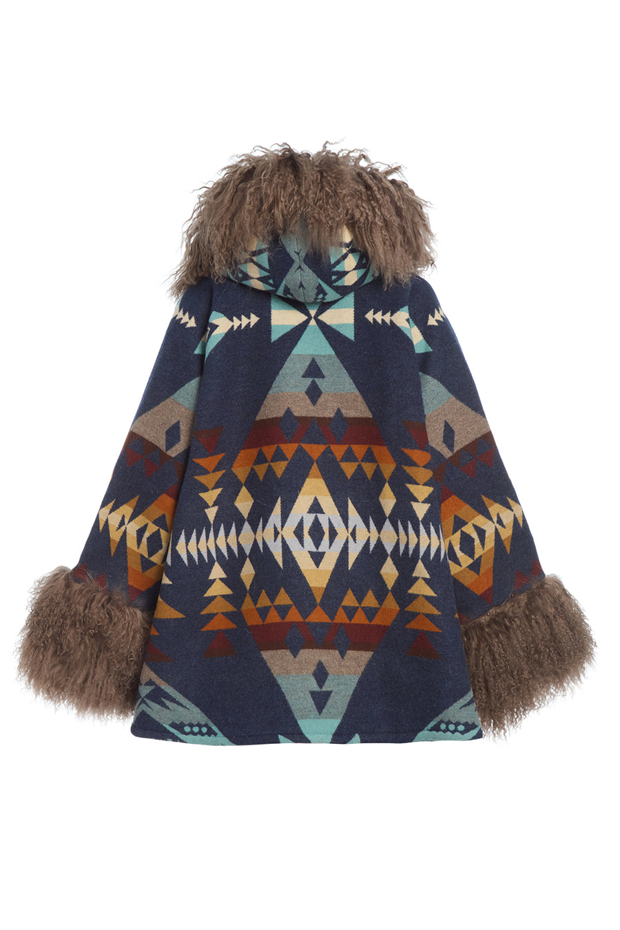 Diamond Peak Shearling Cloak