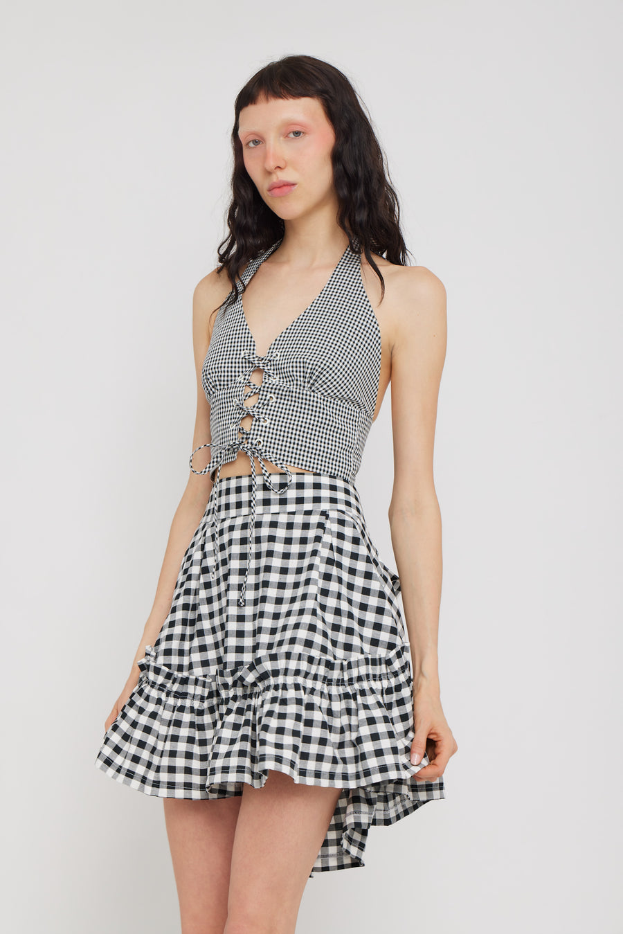 Bryn Halter Gingham, view 3