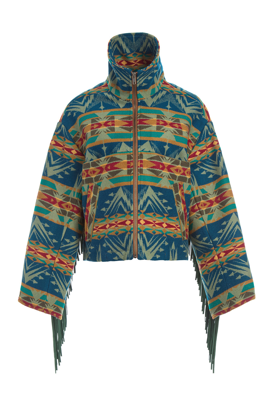 Echo Peaks Sage Fringe Cropped Archer