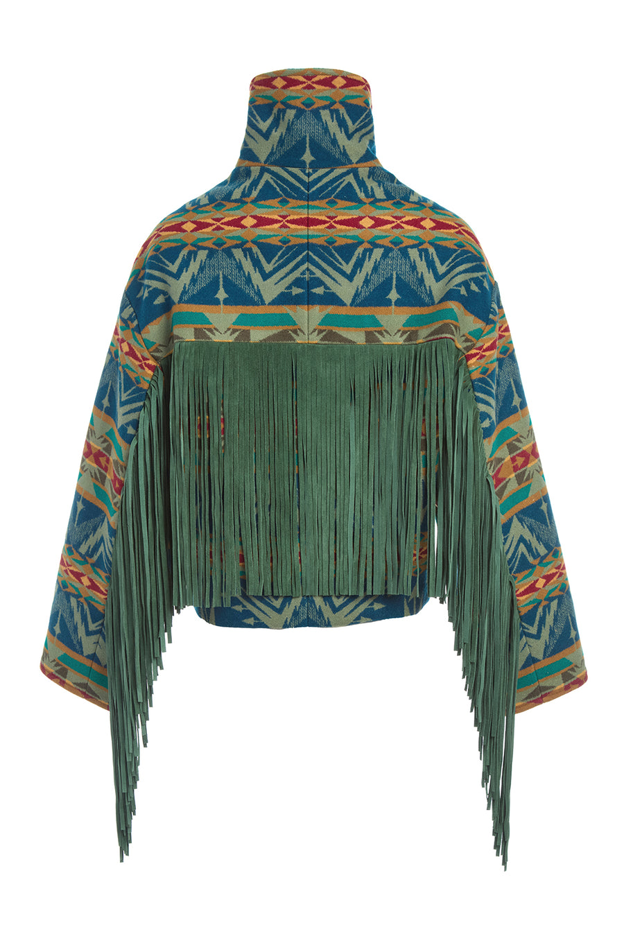 Echo Peaks Sage Fringe Cropped Archer