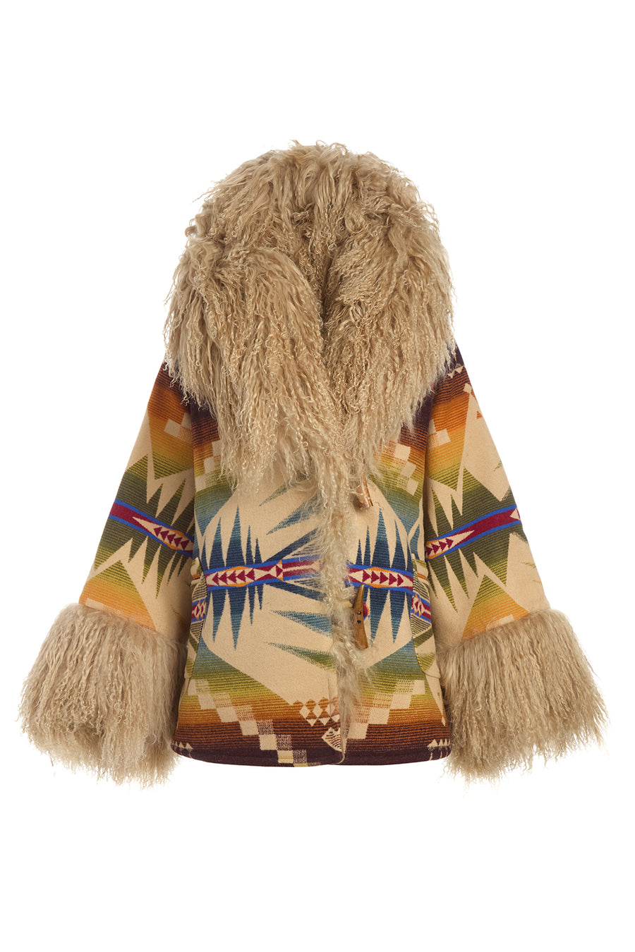 Mystic Lakes Shearling Cloak
