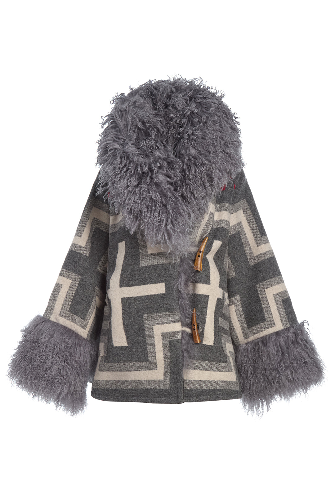San Miguel Shearling Cloak