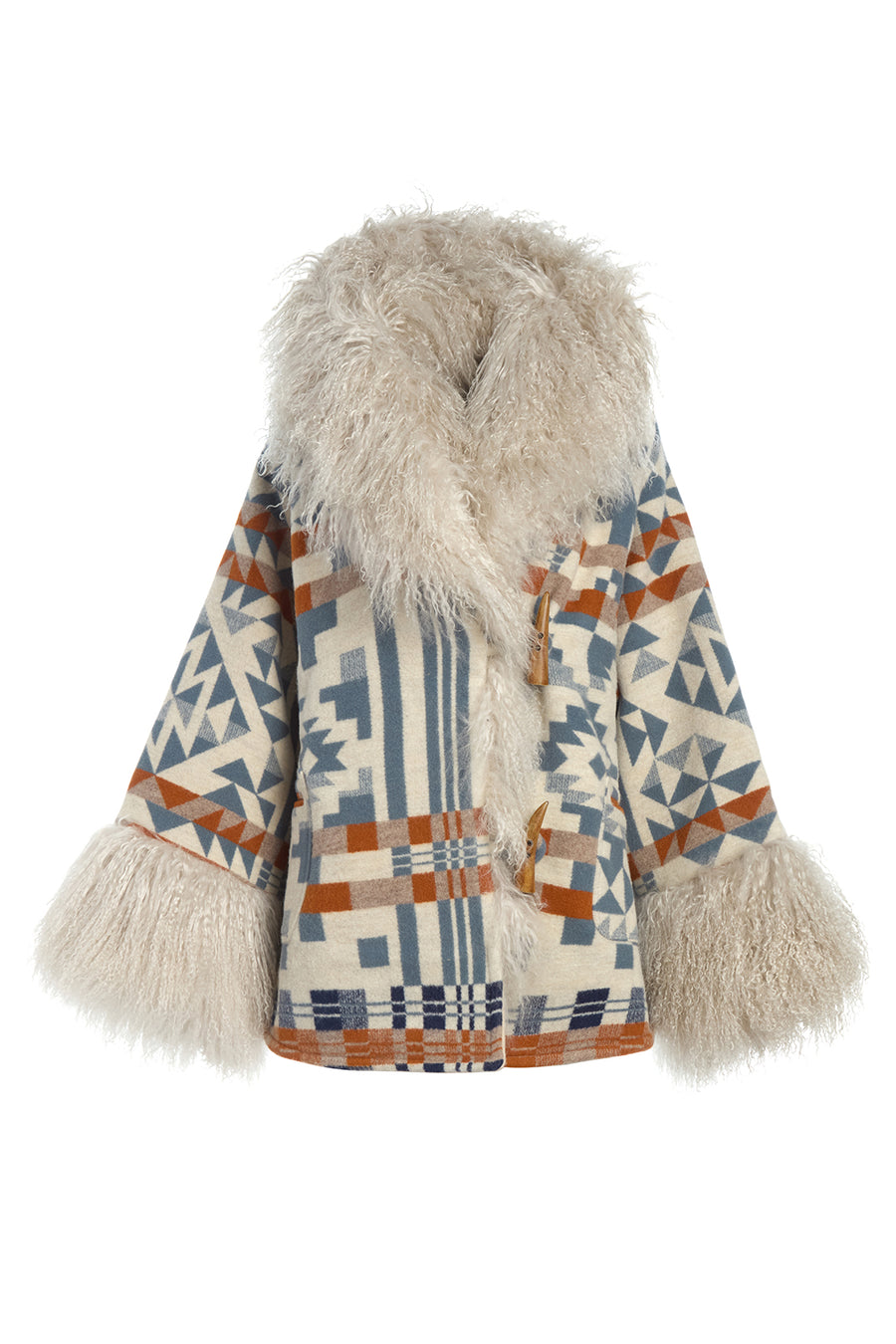 Blue Ridge Shearling Cloak