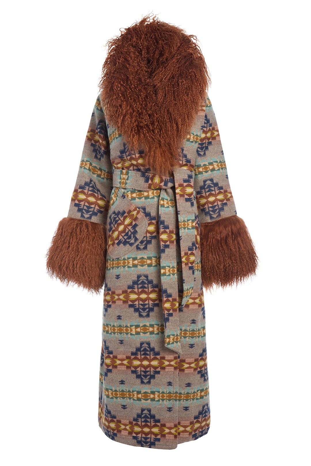 Desert Dawn Shearling Duster