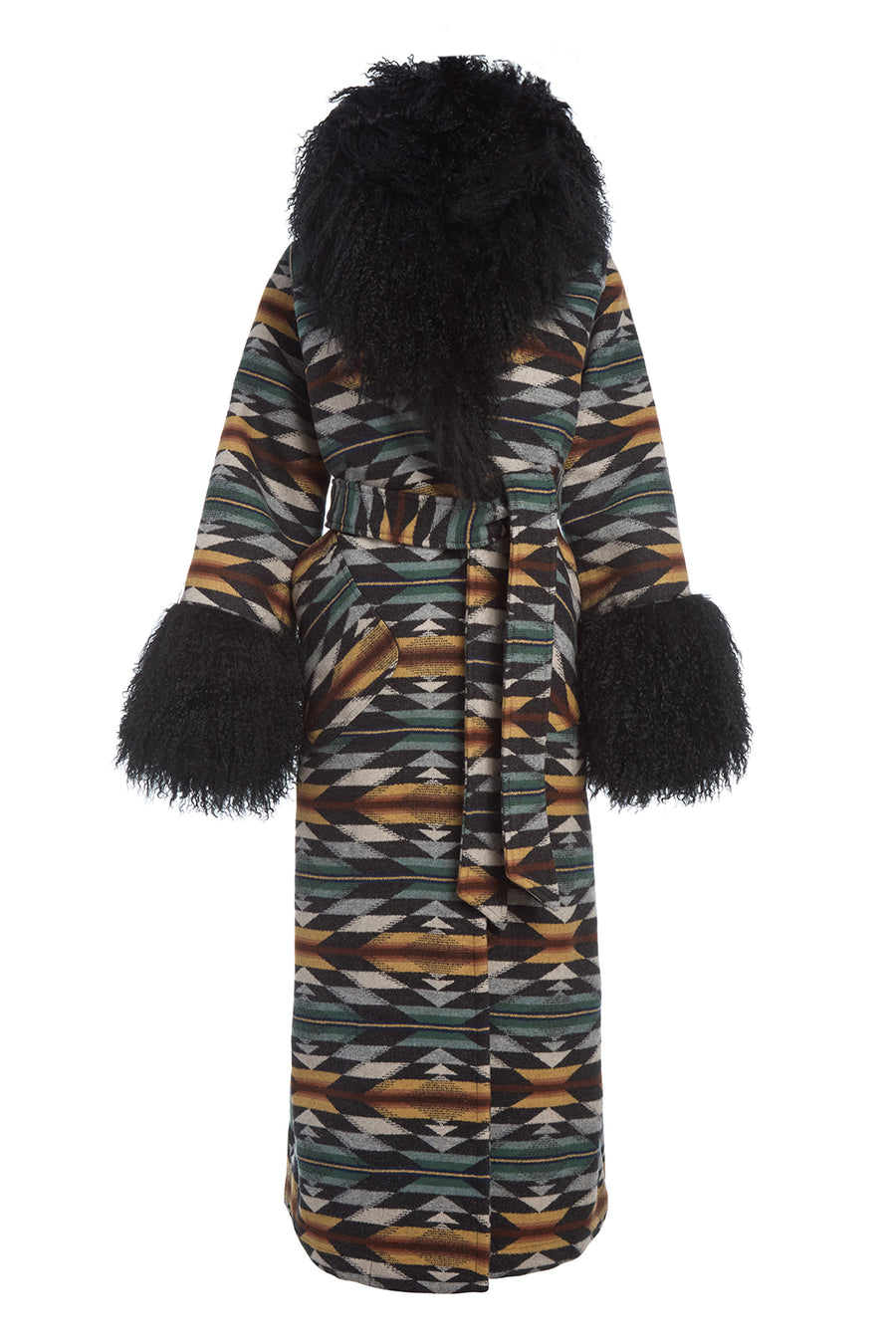 Wyeth Trail Oxford Shearling Duster