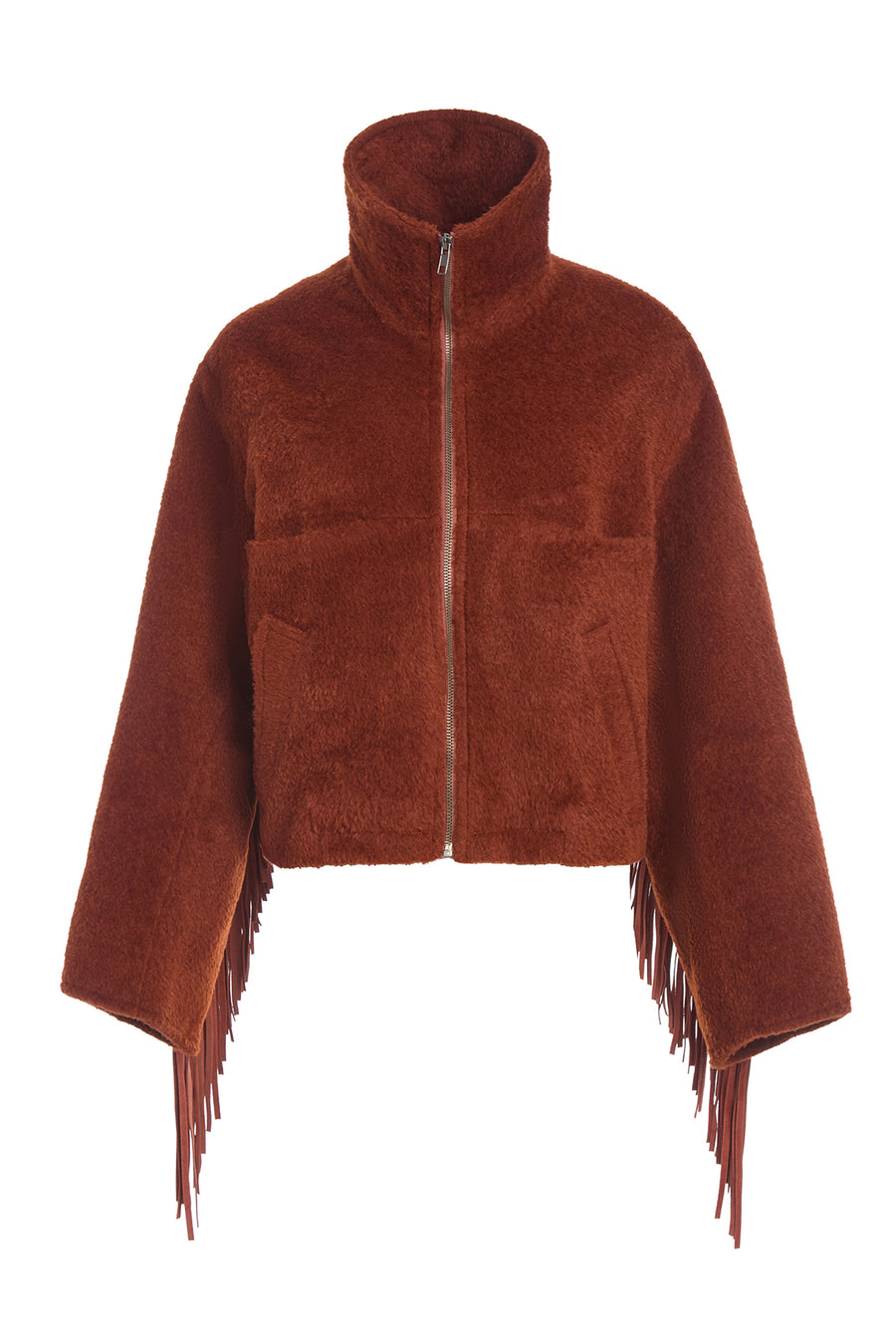 Alpaca Fringe Cropped Archer