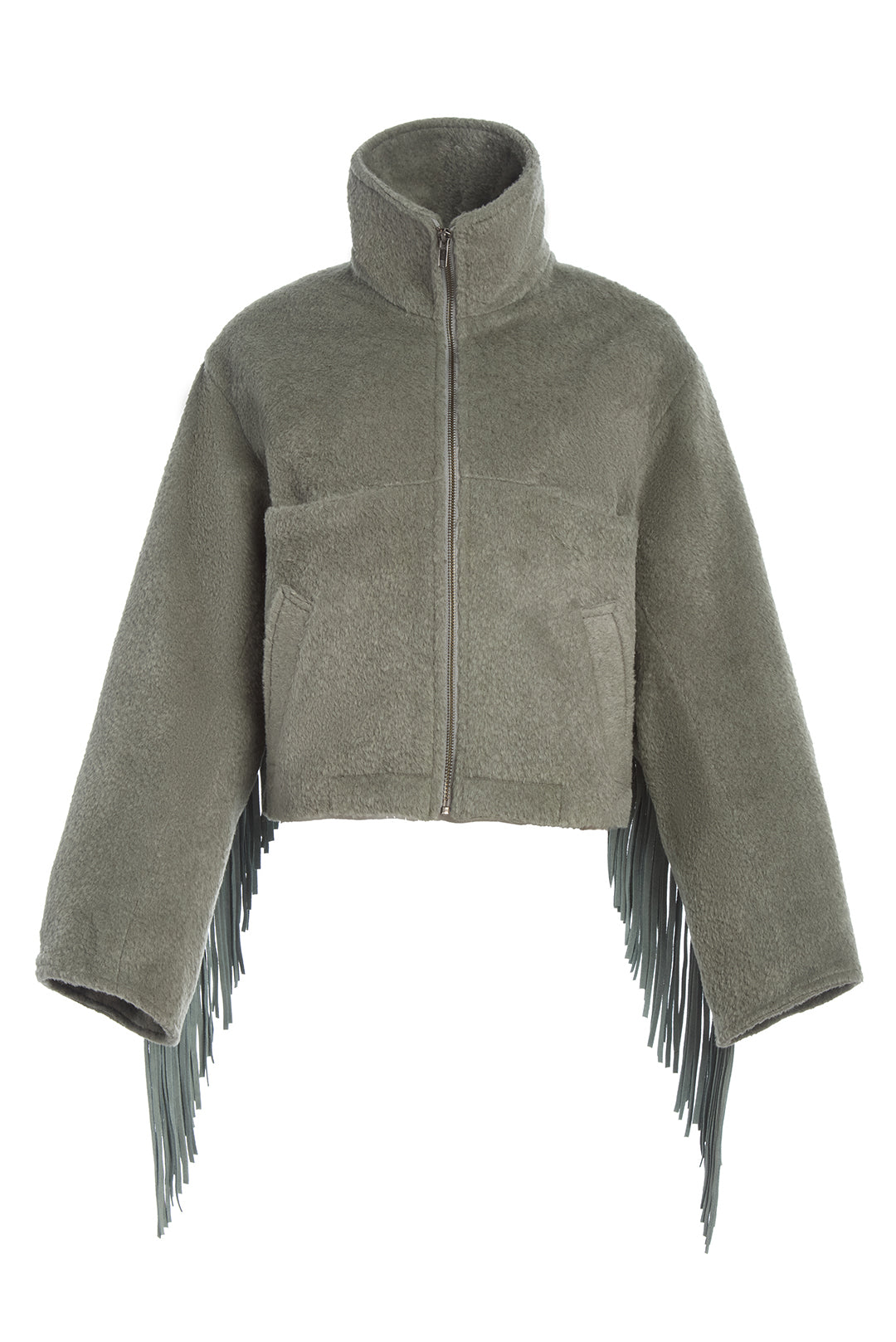 Alpaca Fringe Cropped Archer