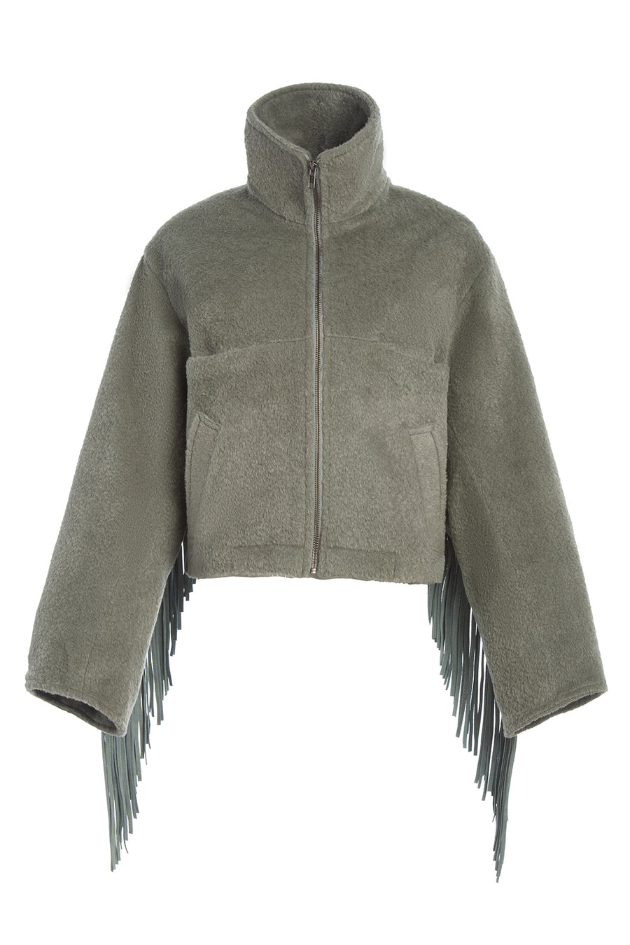 Alpaca Fringe Cropped Archer