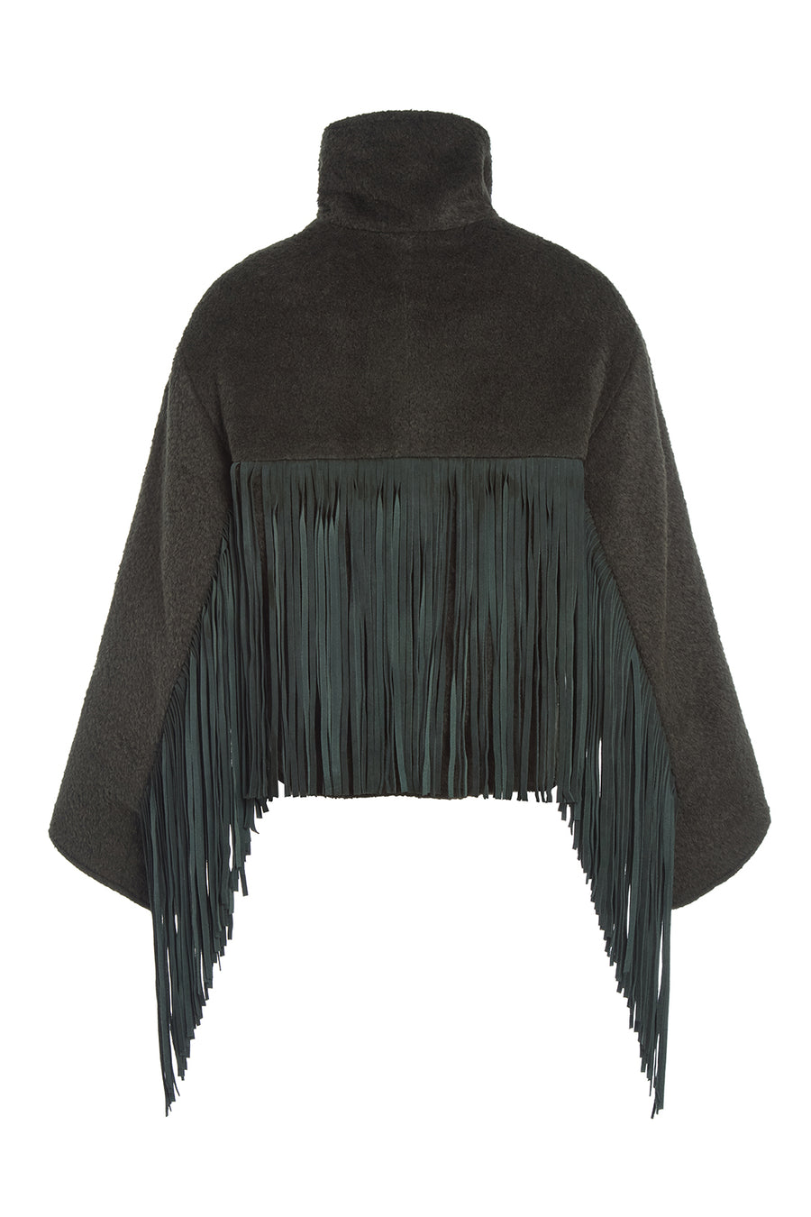 Alpaca Fringe Cropped Archer